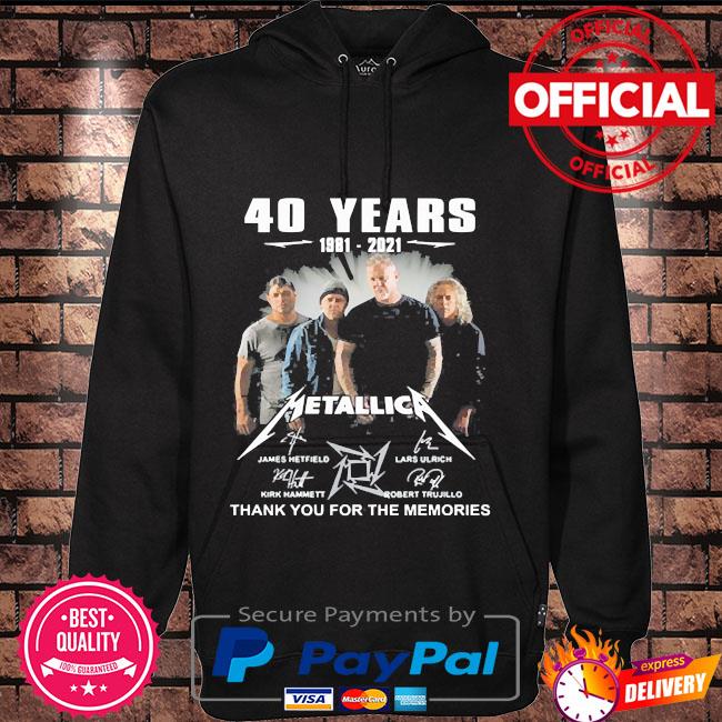 metallica merch hoodie