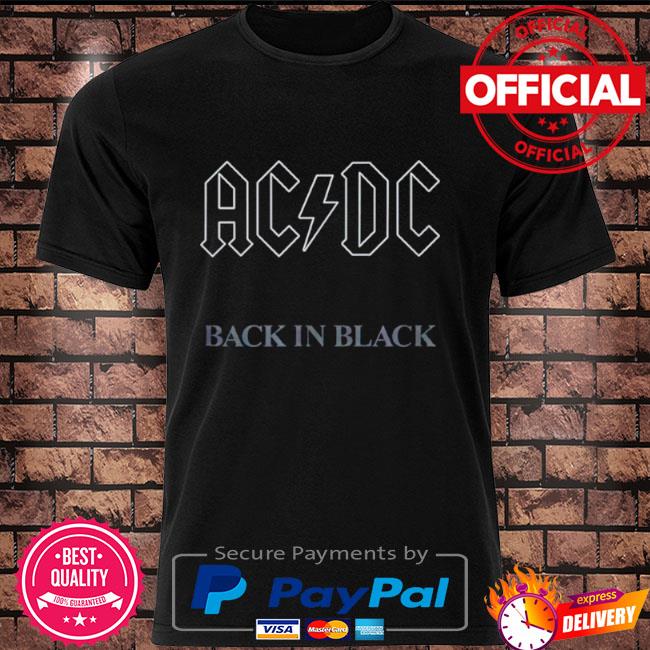 ac dc back in black shirt