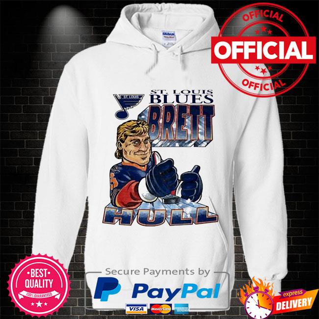 Hockey Retro Caricature Brett Hull St. Louis Blues Shirt, hoodie