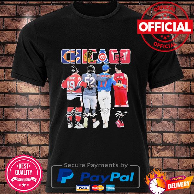 Official Logo Chicago bears chicago bulls chicago blackhawks and Chicago  Cubs shirt, hoodie, sweater, long sleeve and tank top