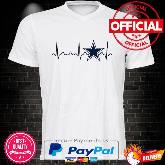 Dallas Cowboys heartbeat shirt, hoodie, sweater and v-neck t-shirt