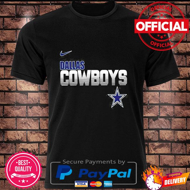 Nike Dallas Cowboys Authentic White Font Long Sleeve T-Shirt - - Men's