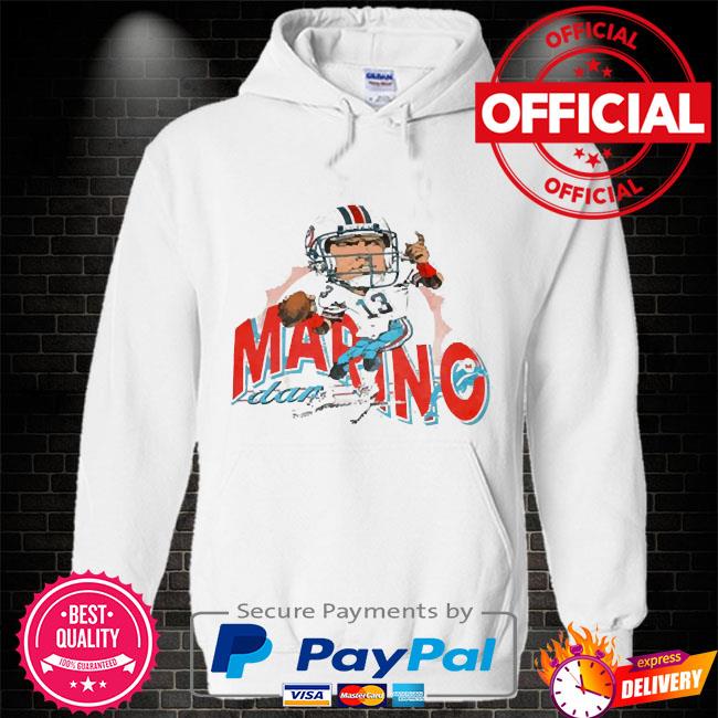 Dan marino football retro caricature shirt, hoodie, sweater, long sleeve  and tank top