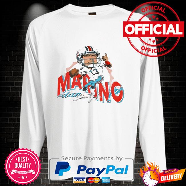 Dan Marino Retro Football Caricature T Shirt