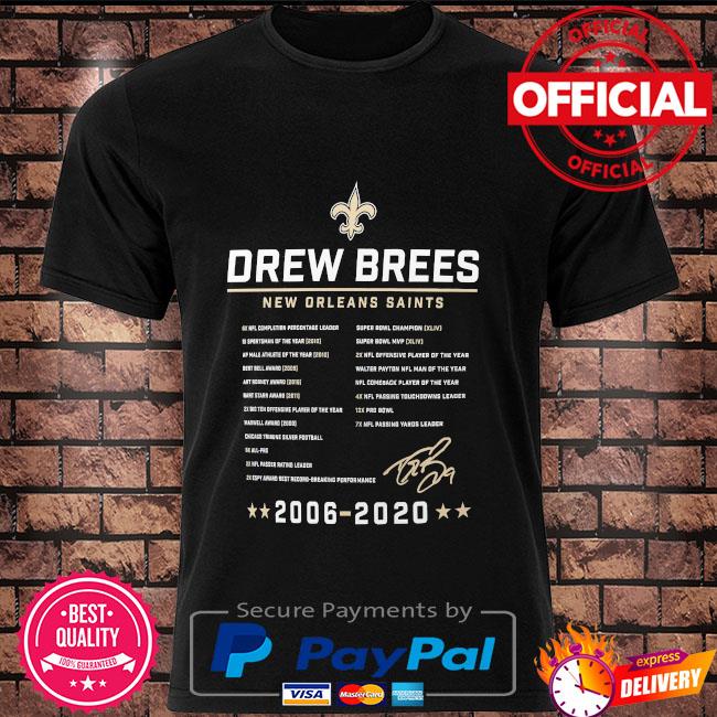drew brees long sleeve shirt