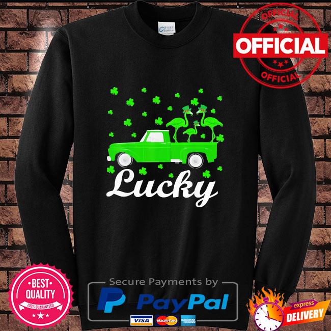 green lucky sweater