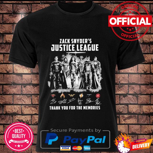 zack snyder's justice league shirt