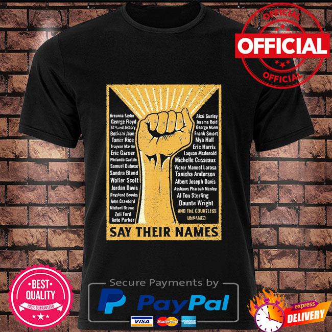 Black Lives Matter American Flag and Fist Men/'s Standard or Premium Short Sleeve T-Shirt