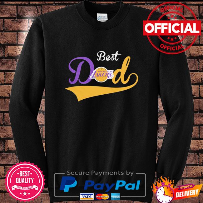 Los Angeles Lakers logo best dad ever shirt, hoodie, sweater, long sleeve  and tank top