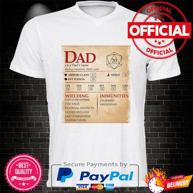 dnd dad shirt