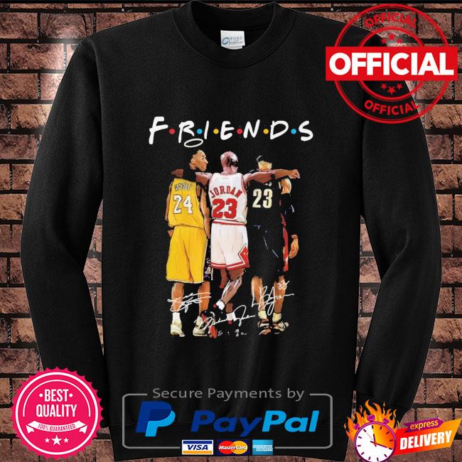 Kobe Bryant Michael Jordan and lebron james legends friends shirt