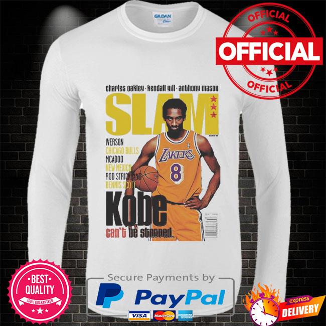 Kobe Bryant Slam Magazine 1998 Cover La Lakers Can't Be Stopped T Shirt -  Freedomdesign