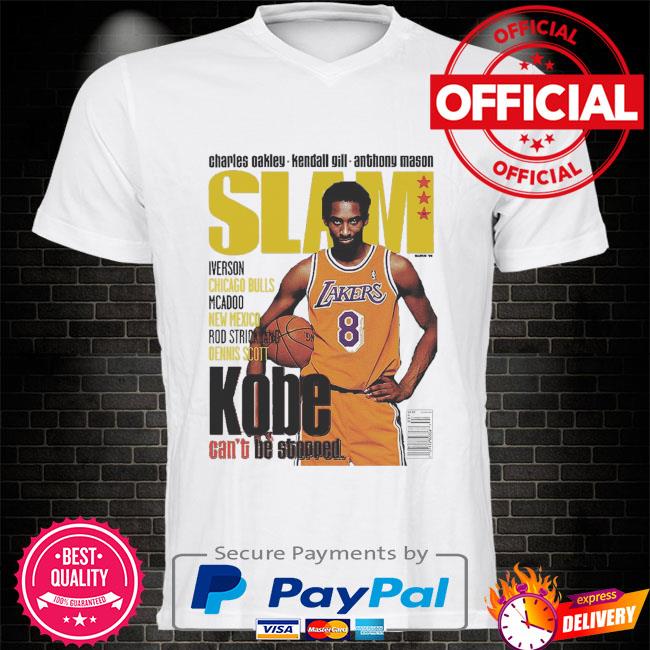 Kobe Bryant Nba Finals Los Angeles Basketball Slam Magazine 1998 Cover La  Lakers Shirt - Limotees