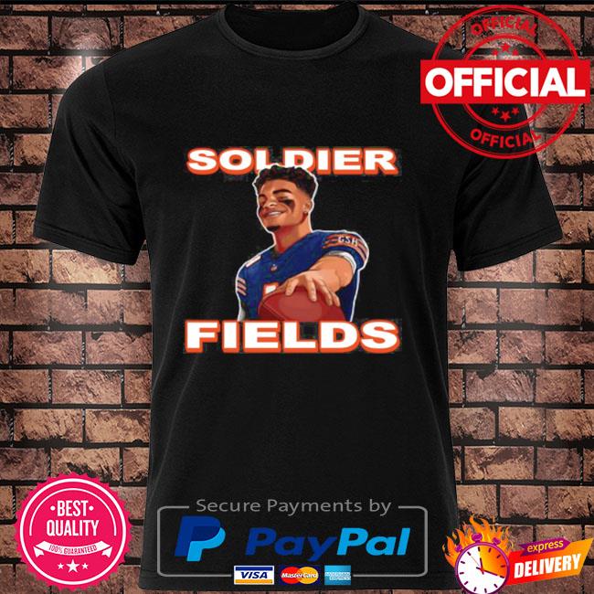 Official Soldier fields justin fields chicago bears shirt, hoodie, sweater,  long sleeve and tank top