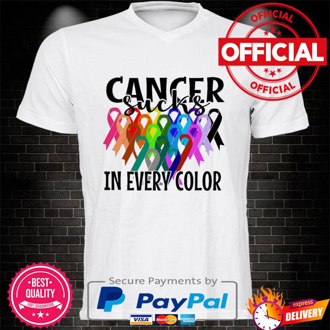 Whatever Color Cancer Sucks NFL Chicago Bears colorful logo shirt, hoodie,  sweater, long sleeve and tank top