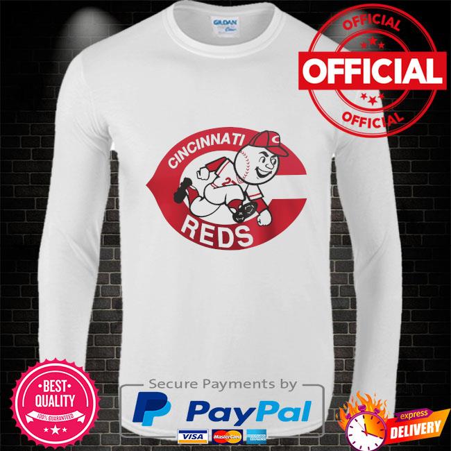  Cincinnati Reds Cooperstown Official Logo Red T-Shirt