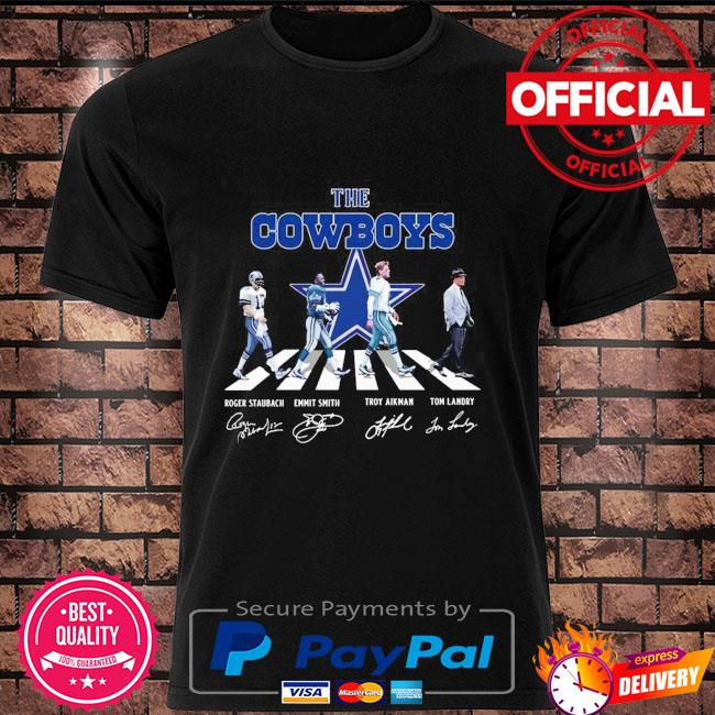 Design the cowboys abbey road signature shirt, hoodie, sweater, long sleeve  and tank top