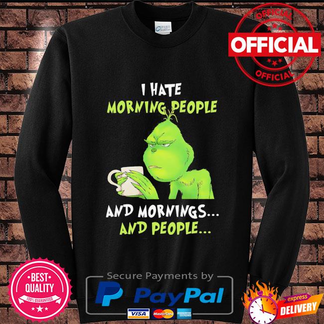 Official I Hate People But I Love My Green Bay Packers Grinch Shirt,  hoodie, sweater, long sleeve and tank top