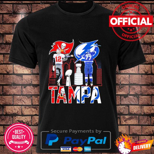 12 Brady And 77 Hedman Of The Tampa Sport Signatures Shirt, hoodie