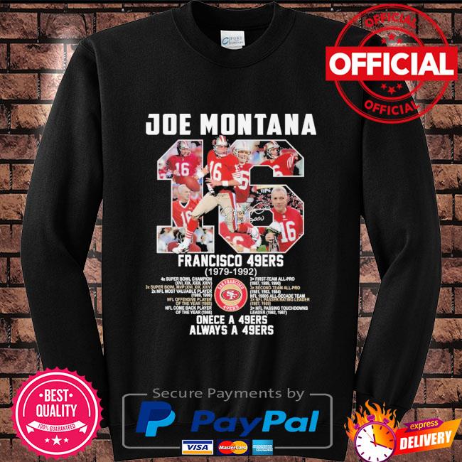 Nfl San Francisco 49ers Joe Montana 16 Shirt, hoodie, sweater, long sleeve  and tank top