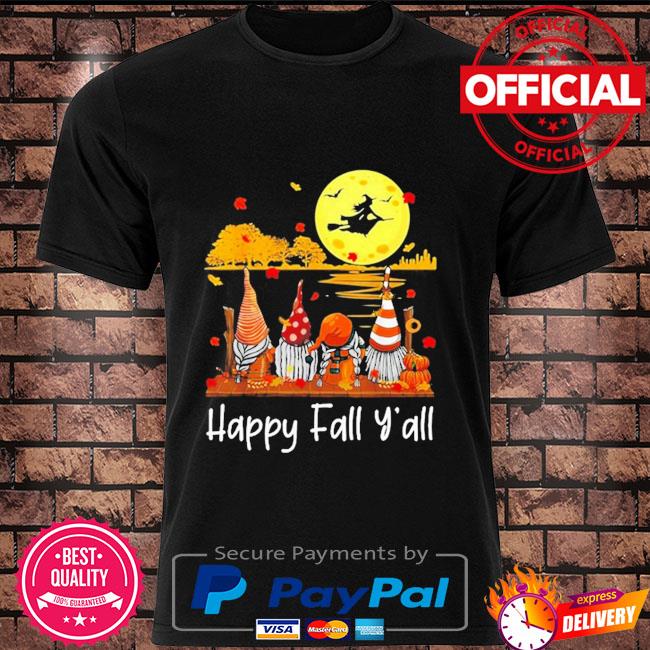 Gnomes Happy Fall Y'all Los Angeles Rams Shirt