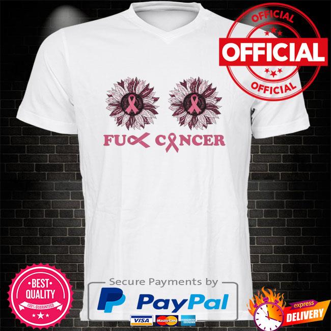 Fuck Breast Cancer Leopard Sunflower shirt