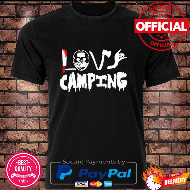 Halloween ghost love camping shirt