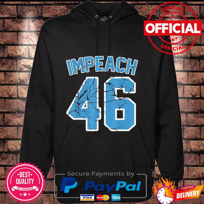 Impeach 46 Anti Biden Vintage Shirt Hoodie black