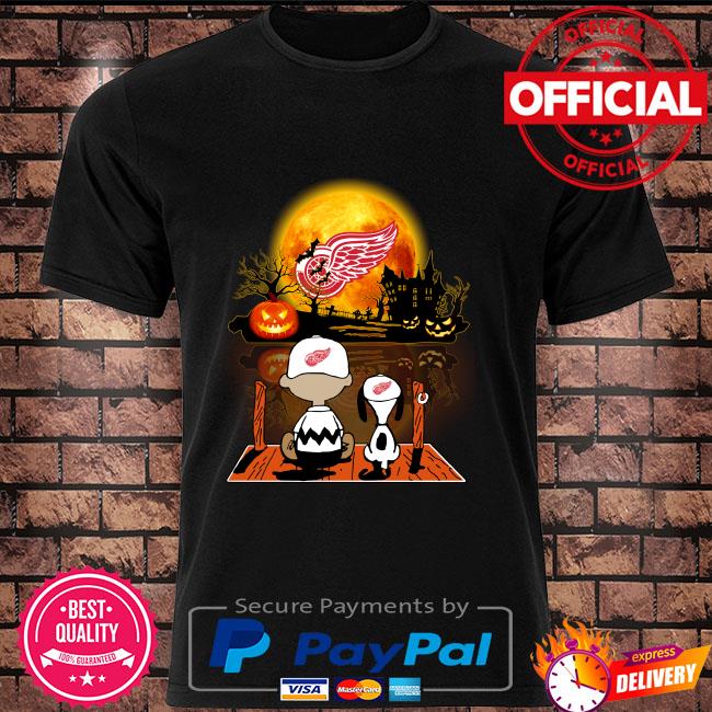 Detroit Lions Shirt Snoopy Trick Or Treat Halloween - High-Quality