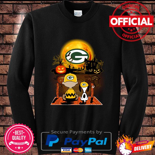 Green Bay Packers Peanuts characters in October we wear pink shirt, hoodie,  sweater, long sleeve and tank top