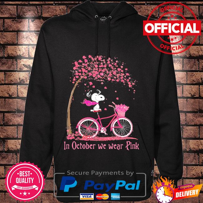 Snoopy and Peanuts Seattle Seahawks Breast Cancer In October We Wear Pink  Fall 2023 shirt, hoodie, sweater, long sleeve and tank top