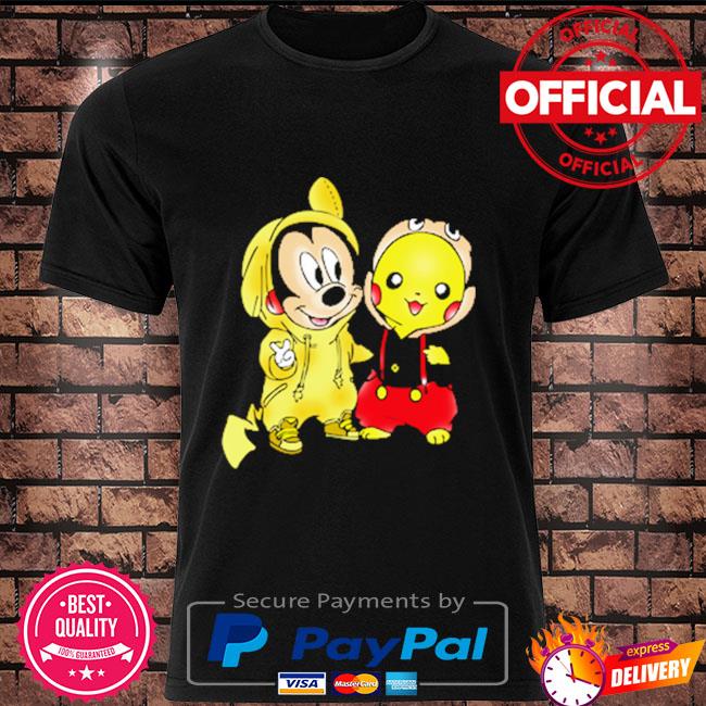 Baby Mickey Mouse and Pikachu Friends shirt