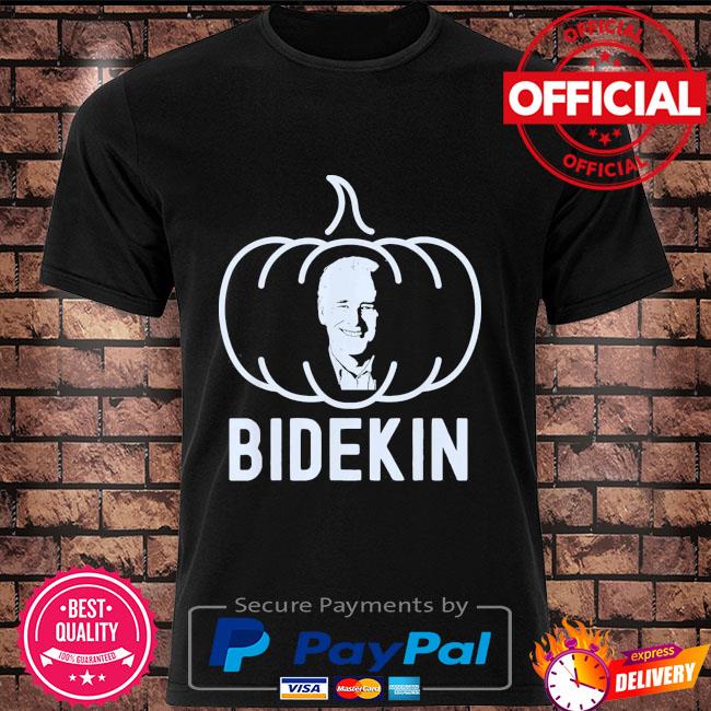 Bidekin Joe Biden pumpkin face halloween shirt