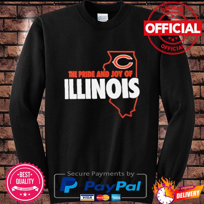 Chicago Bears the pride and joy of illnois logo shirt, hoodie, sweater,  long sleeve and tank top