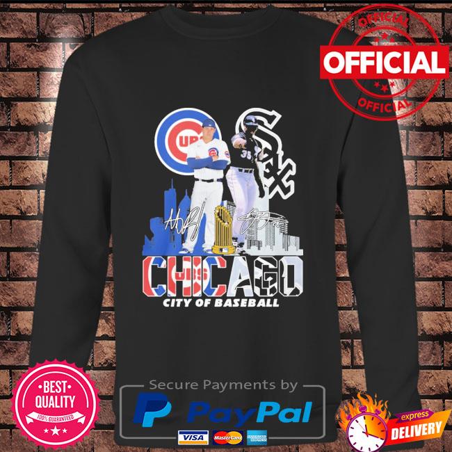 Official Chicago Cubs White Sox city of baseball signatures shirt, hoodie,  longsleeve tee, sweater