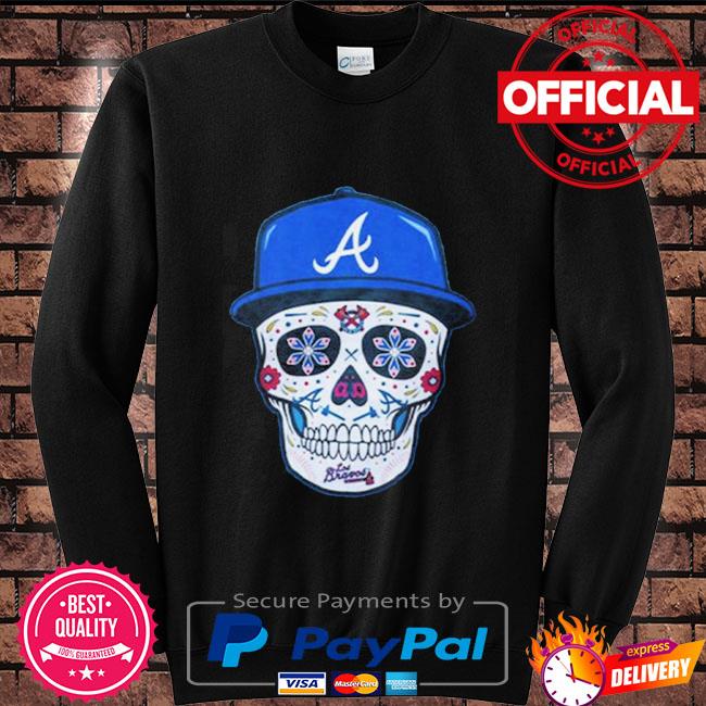 Chris Martin Atlanta Braves Sugar Skull Shirt, hoodie, sweater