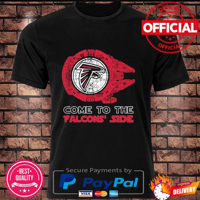 Come to the Atlanta Falcons' Side Star Wars Millennium Falcon shirt,  hoodie, sweater, long sleeve and tank top