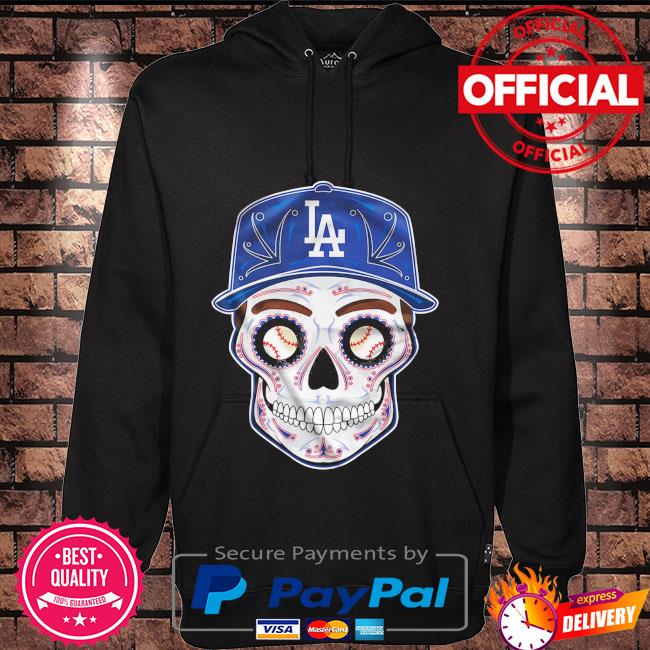 Skull Los Angeles LA Dodgers Logo Baseball shirt - Trend T Shirt