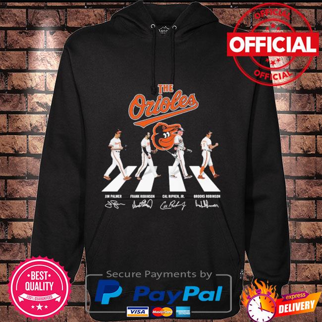 The Baltimore Orioles Abbey Road signatures shirt, hoodie, sweater