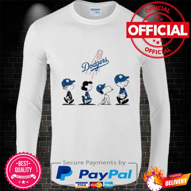 The Peanuts Character Charlie Brown And Snoopy Walking Los Angeles Dodgers  Shirt, hoodie, sweater, long sleeve and tank top