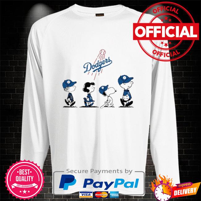 MLB Baseball Los Angeles Dodgers Snoopy The Peanuts Movie Shirt Hoodie