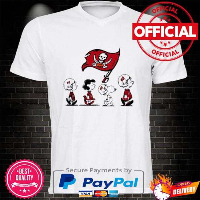 Tampa Bay Buccaneers Snoopy and Charlie Brown Peanuts shirt