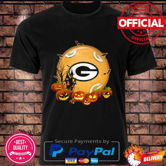 Green Bay Packers logo Moon Pumpkin Halloween shirt, hoodie