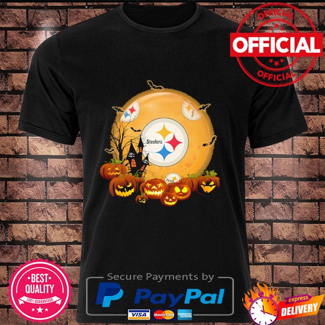 Pittsburgh Steelers Moon Pumpkin Halloween shirt, hoodie, sweater, long  sleeve and tank top