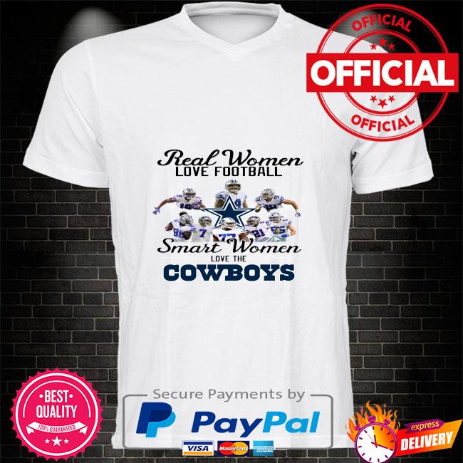 Real women love football smart women love the Cowboys - Cowboys football  team Shirt, Hoodie, Sweatshirt - FridayStuff