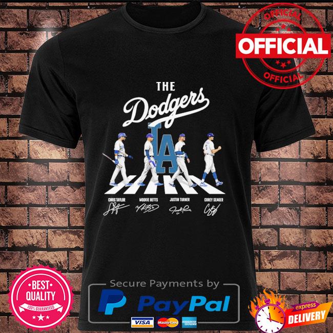 The Los Angeles Dodgers Abbey Road signatures shirt, hoodie, sweater, long  sleeve and tank top