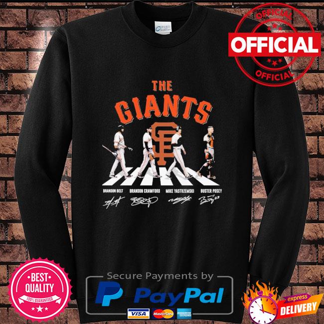 The San Francisco Giants Abbey Road signatures shirt, hoodie