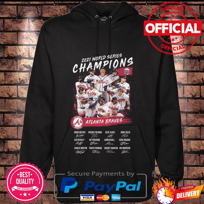 Atlanta Braves 2021 World Series Champions shirt, hoodie and sweater