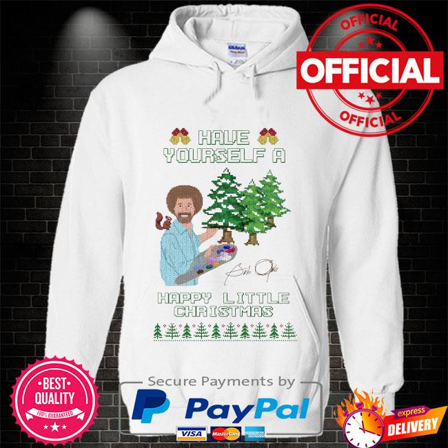 Bob ross hot sale ugly sweater