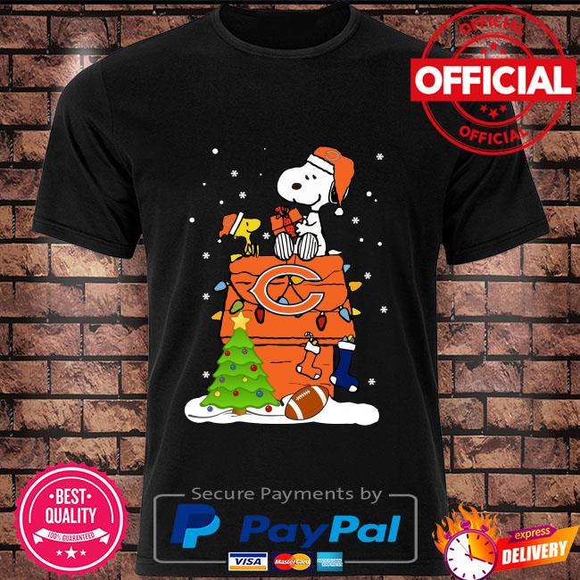 Official christmas Snoopy chicago bears T-shirt, hoodie, sweater